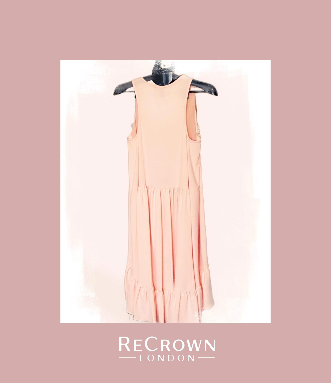 Pastel Pink Sleeveless Dress