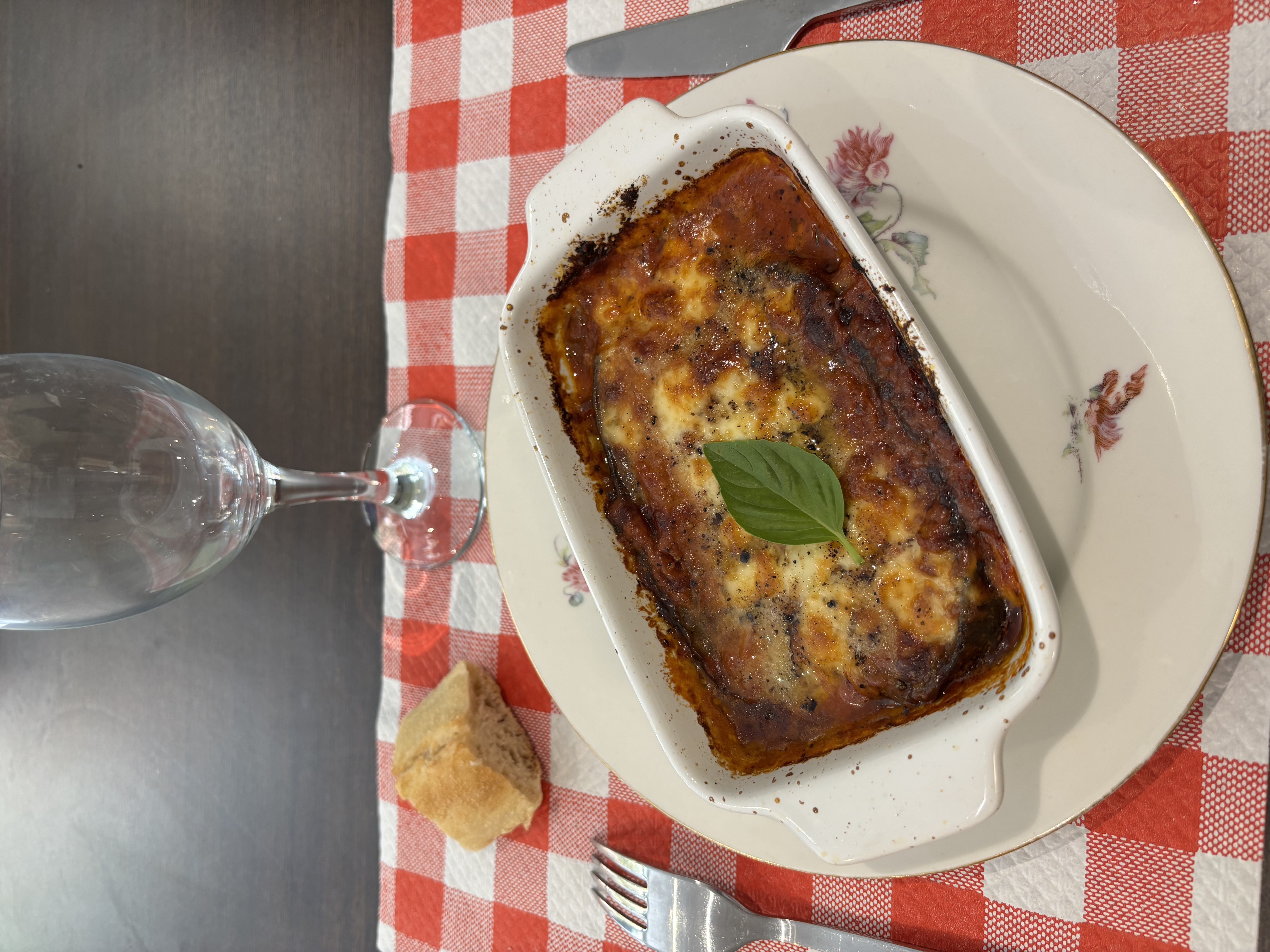 Aubergines à la parmigiana