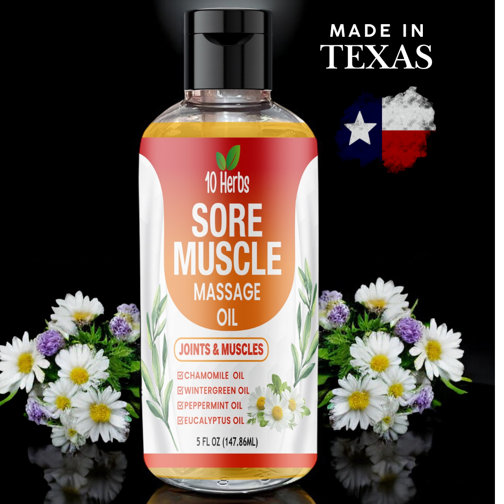 Sore Muscle Massage Oil