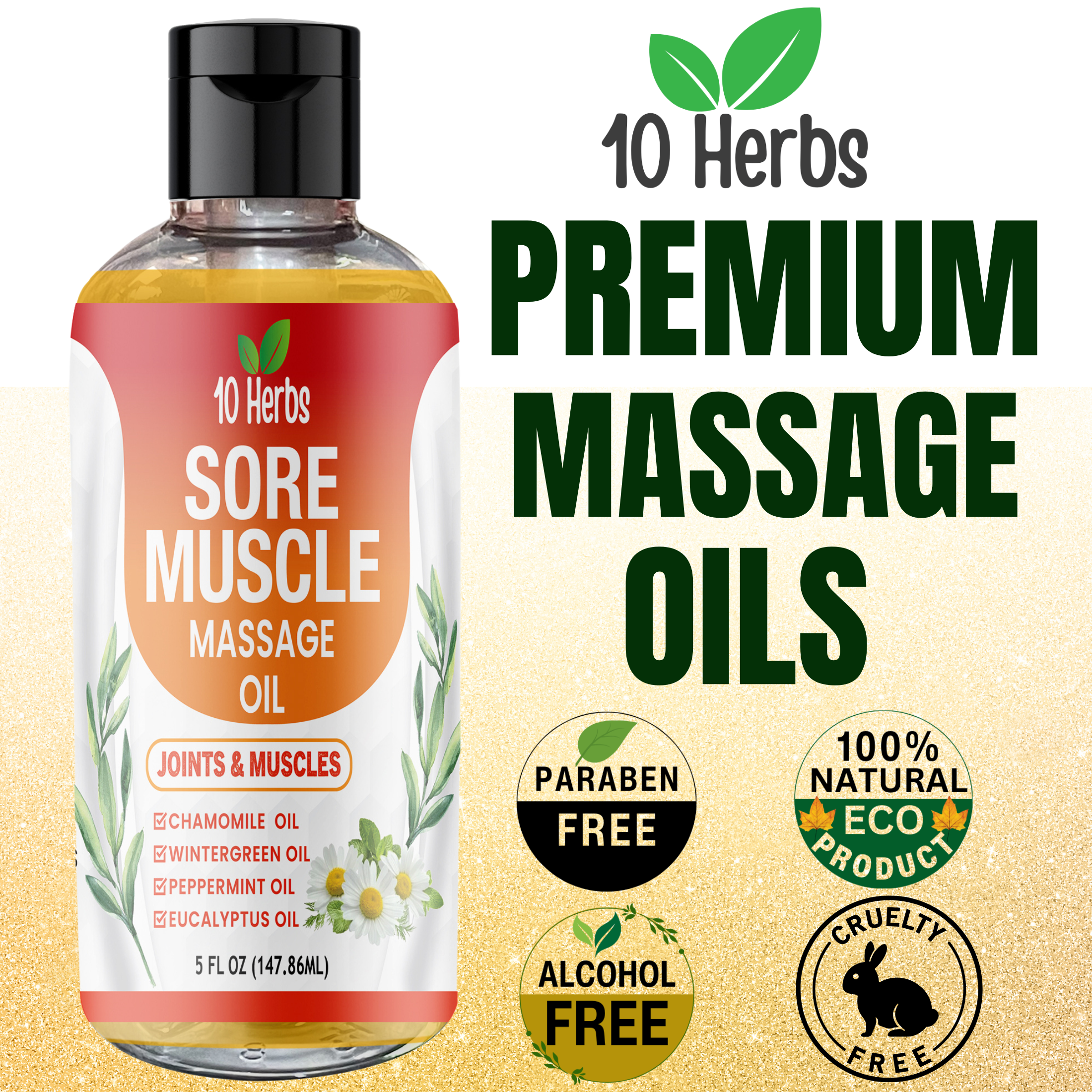 Sore Muscle Massage Oil
