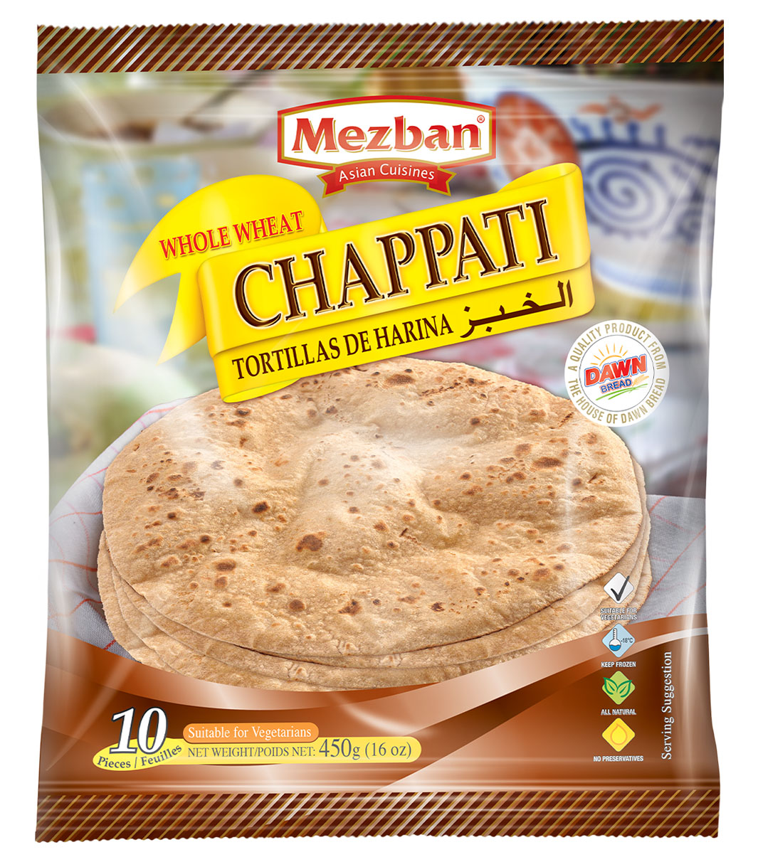 Mezban Whole Wheat Chapati (Family Pack)