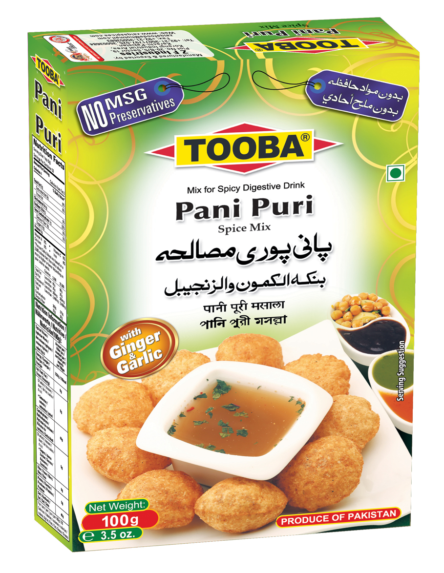 Tooba Pani Puri Masala