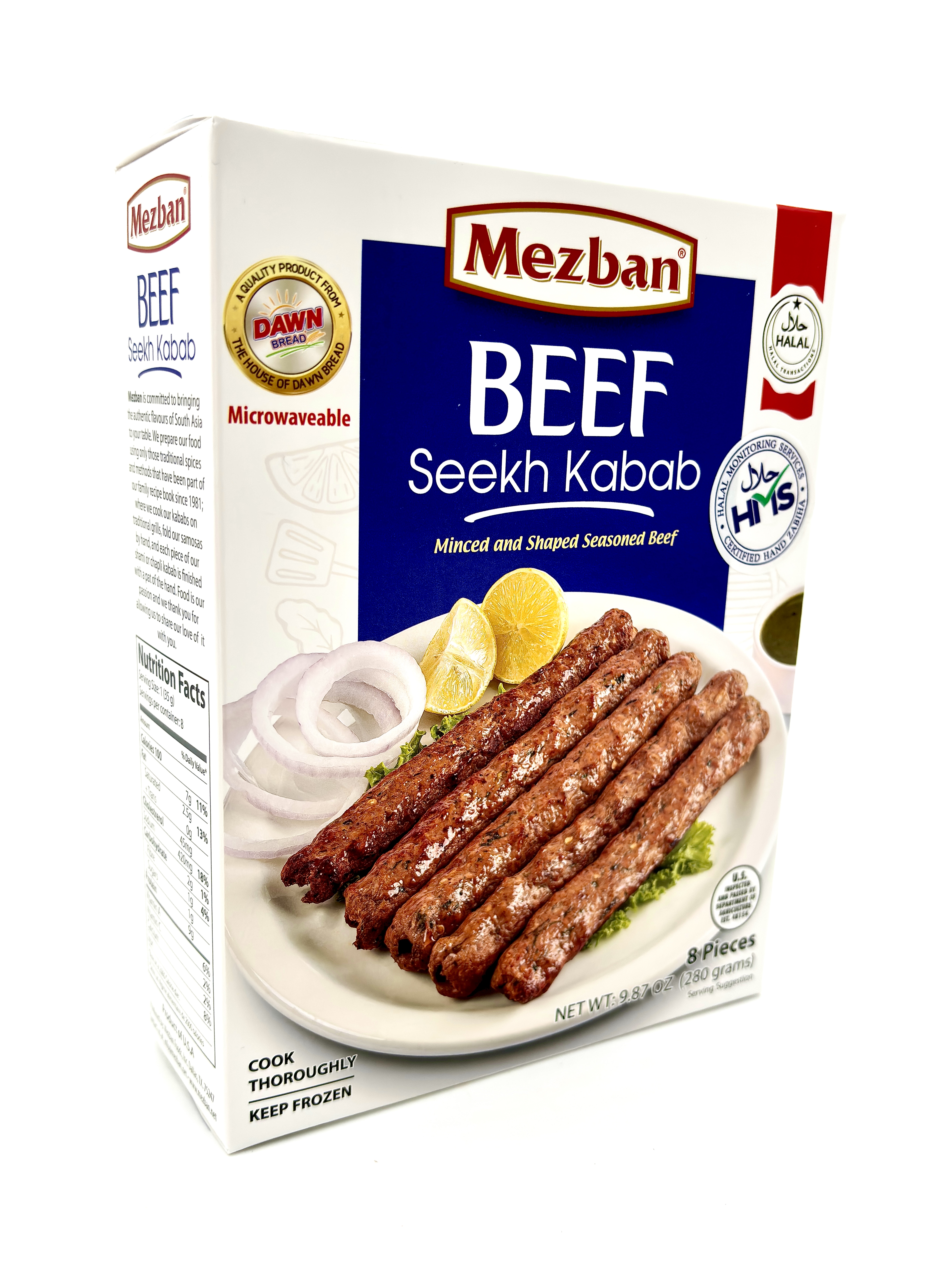 Mezban Beef Seekh Kabab