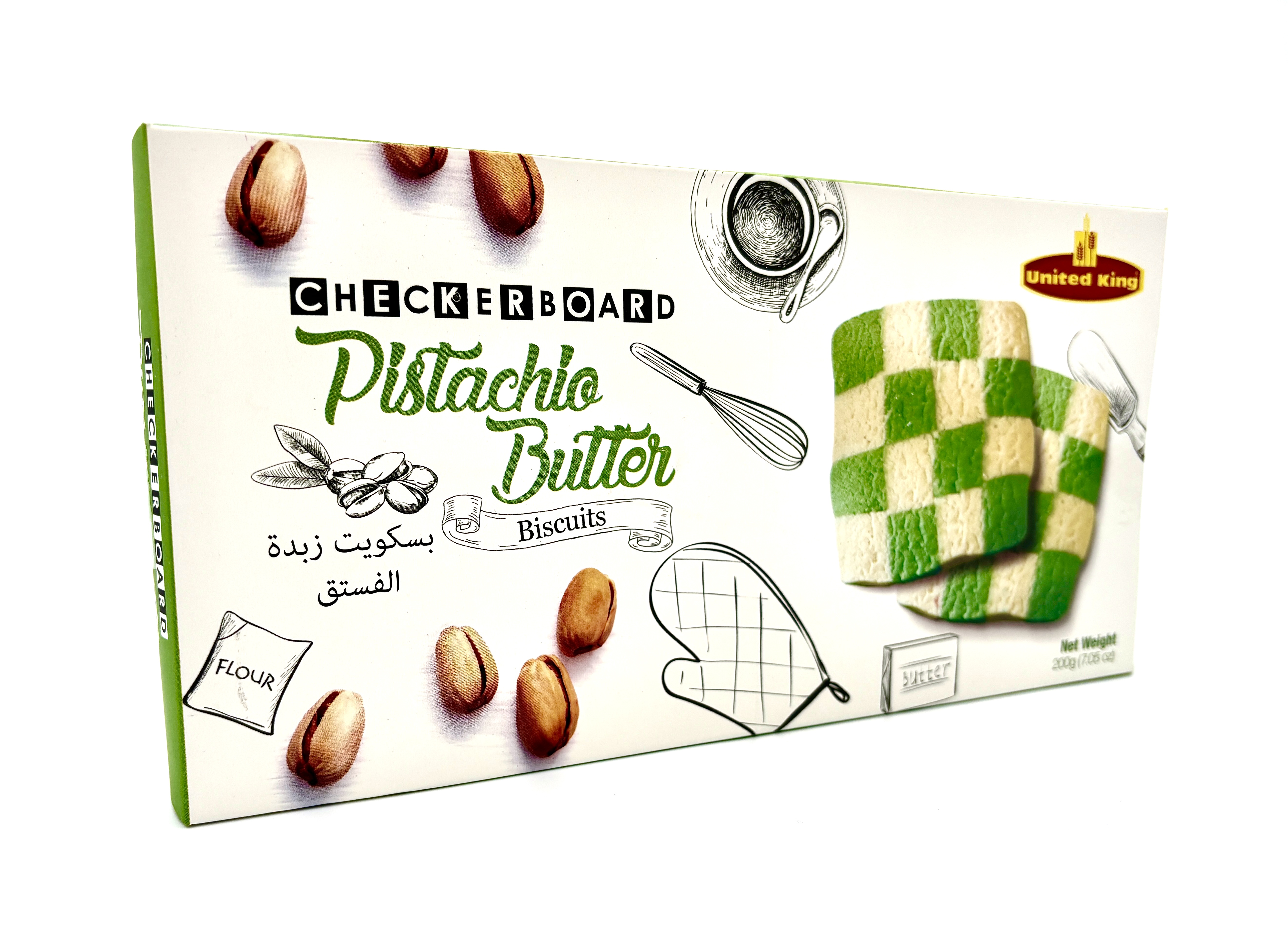 United King Pistachio Butter Cookies