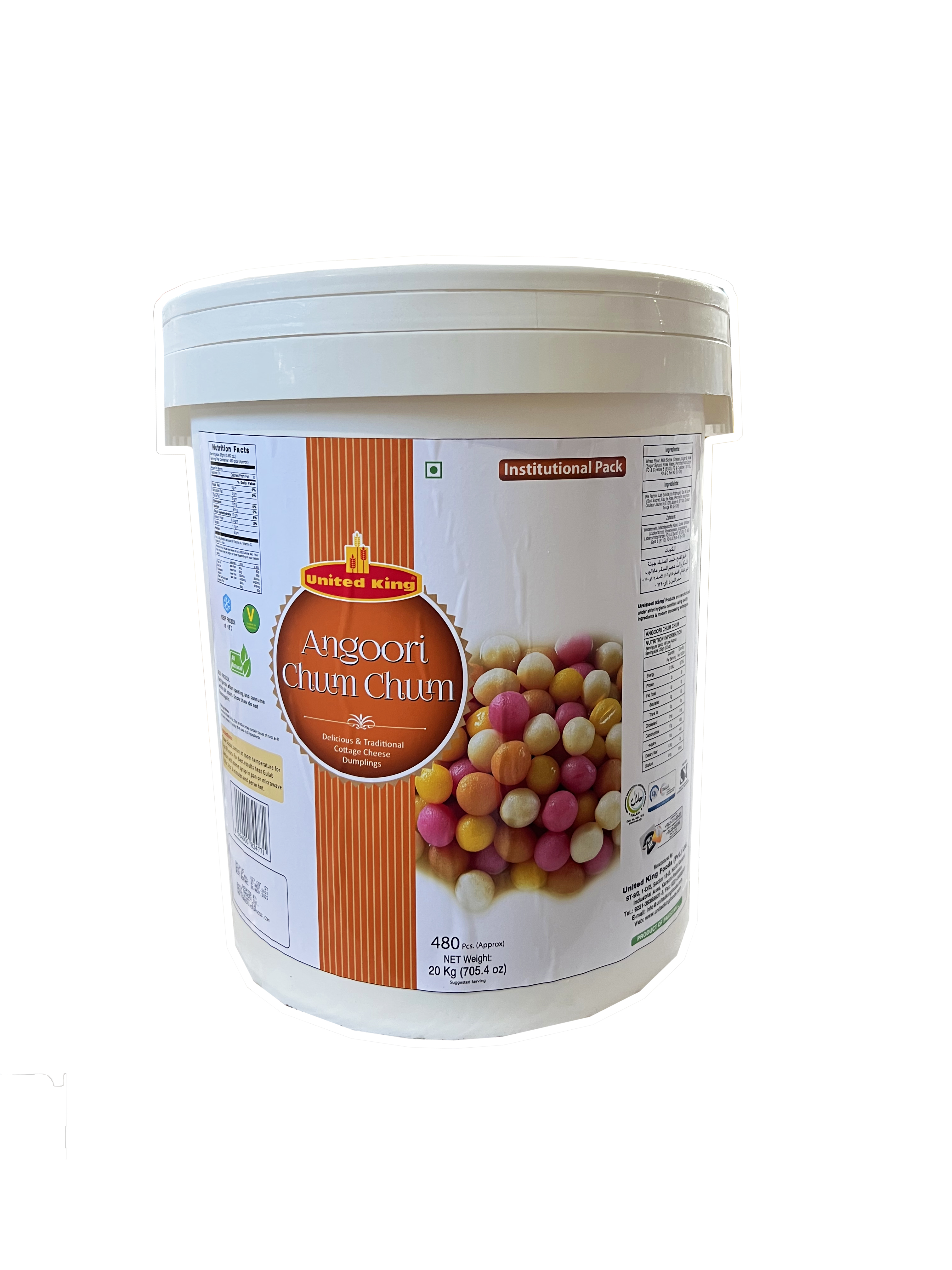 United King Angoori Chum Chum Bucket (20 KG)