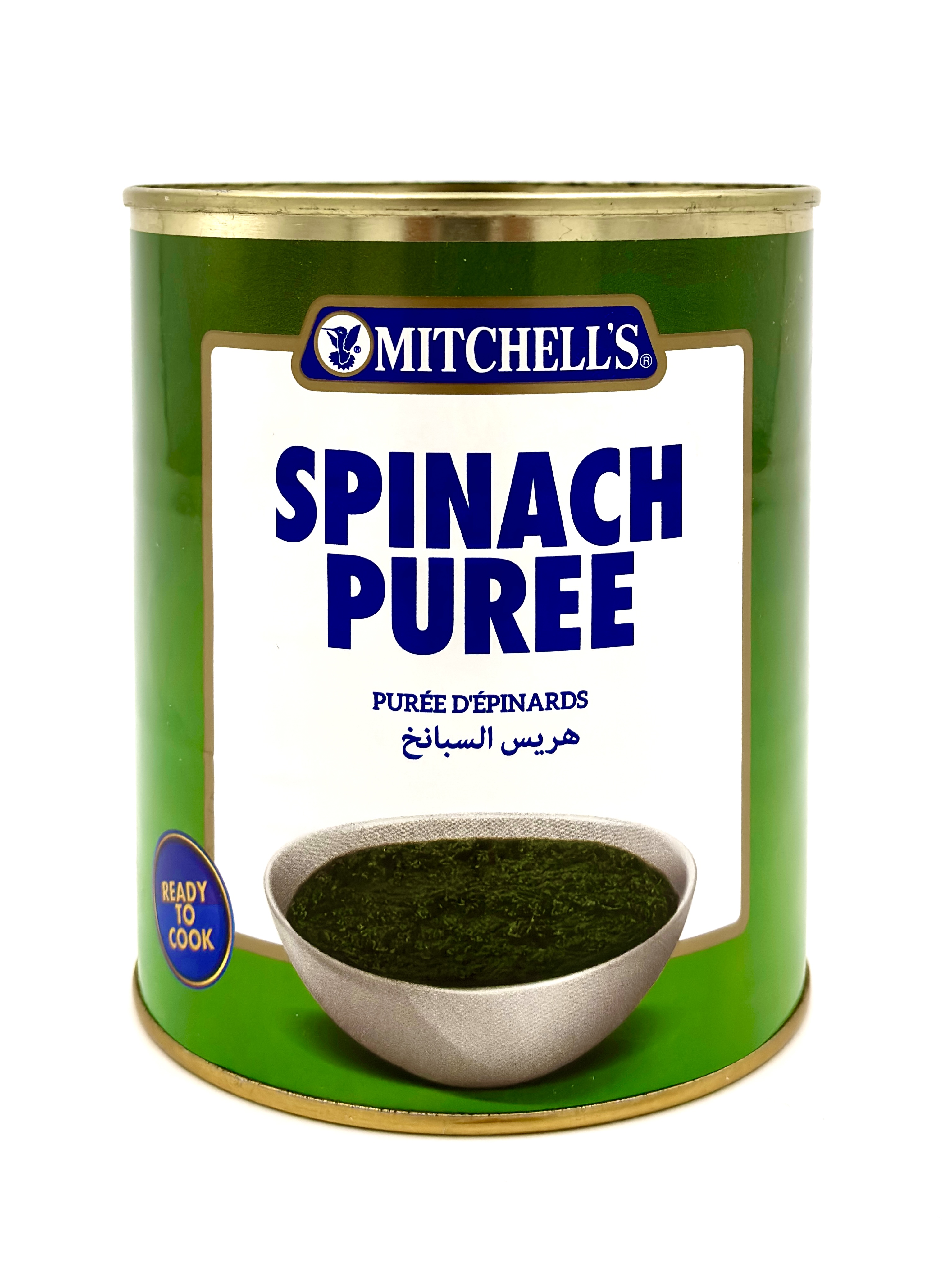 Mitchells Spinach Puree (Large)