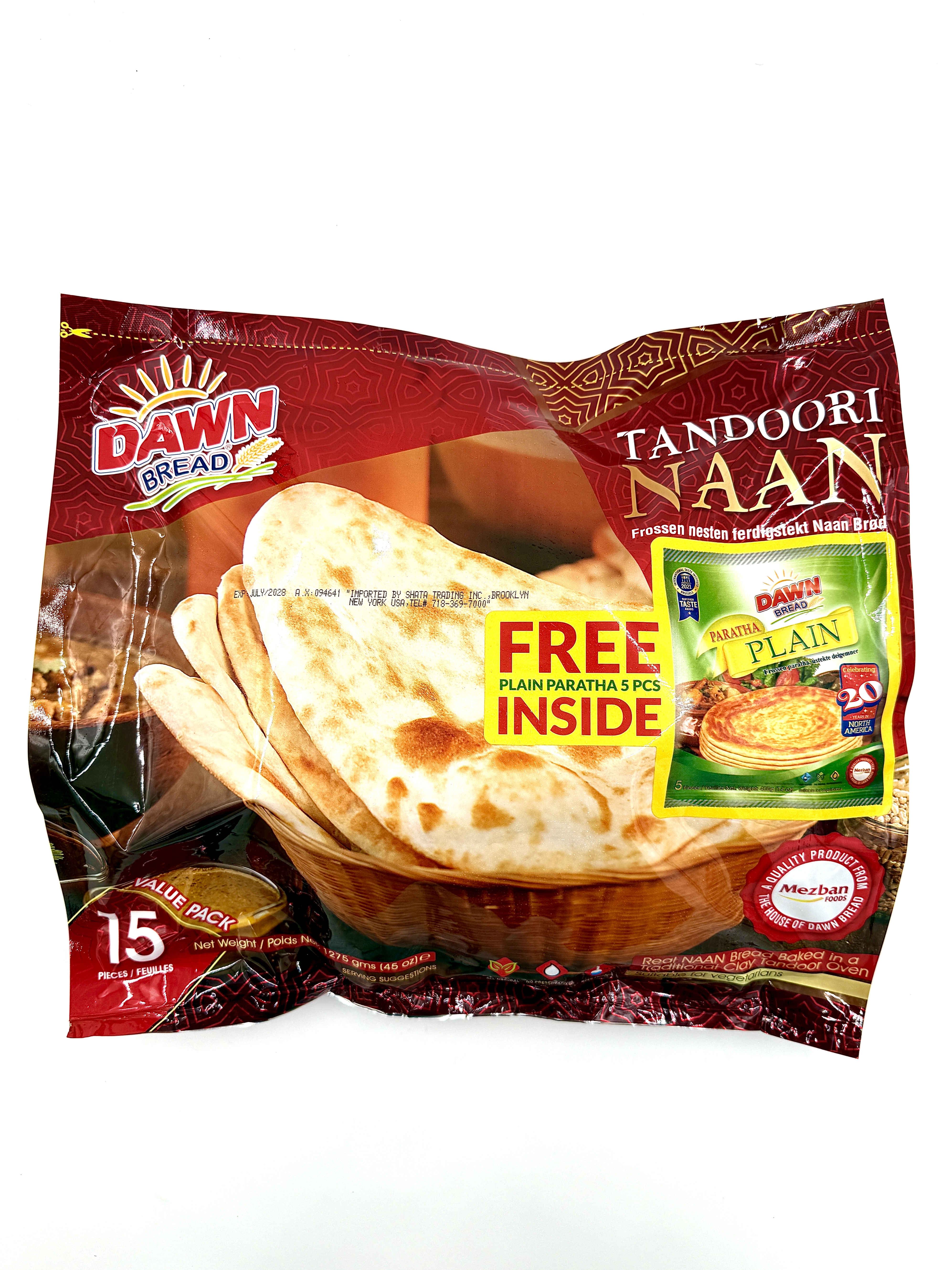 Mezban Tandoori Naan (Family Pack)