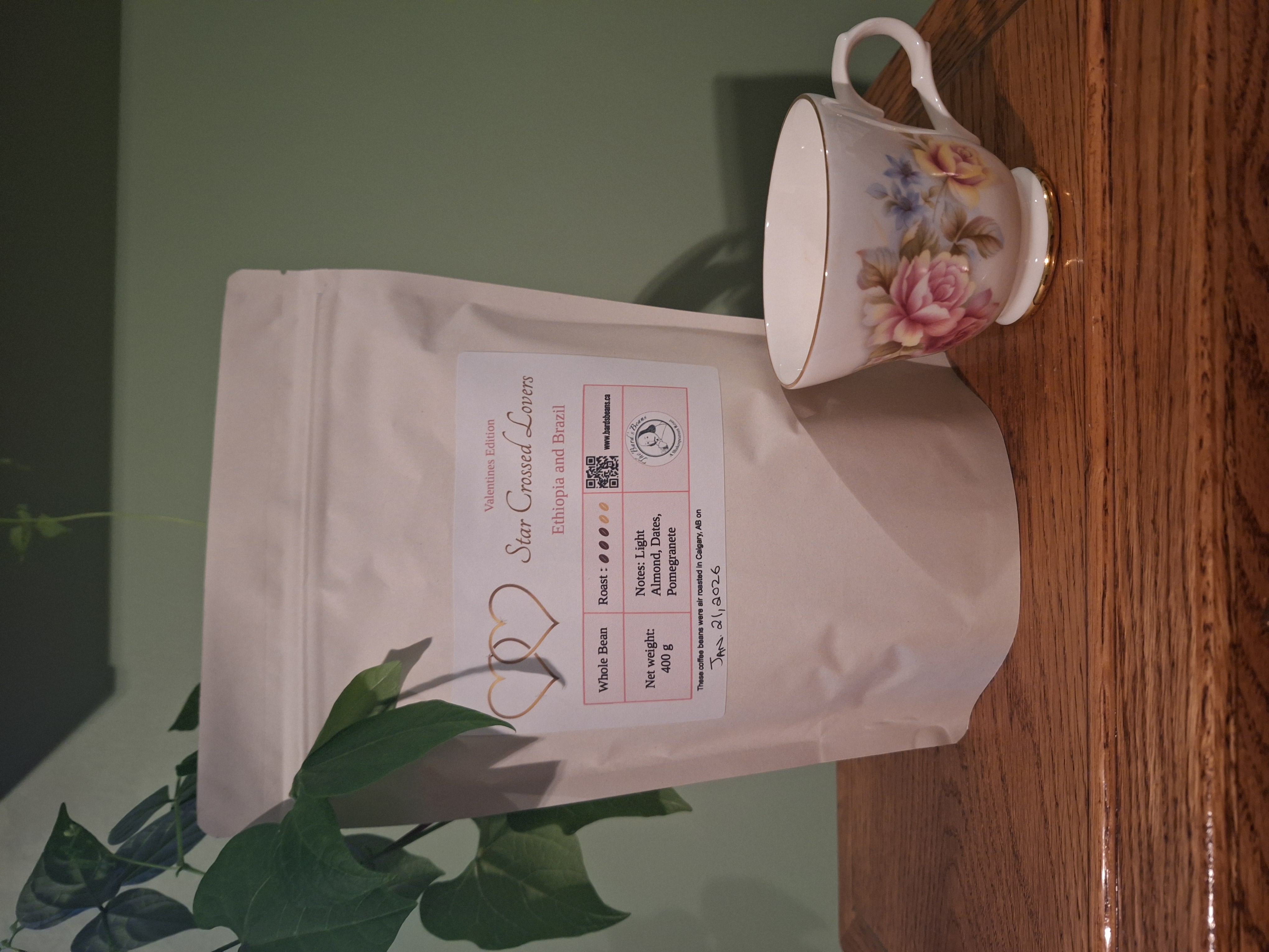 Star-Crossed Lovers (Brazil/Ethiopia) - Medium Roast Blend - Pack of 3 (400g x3)