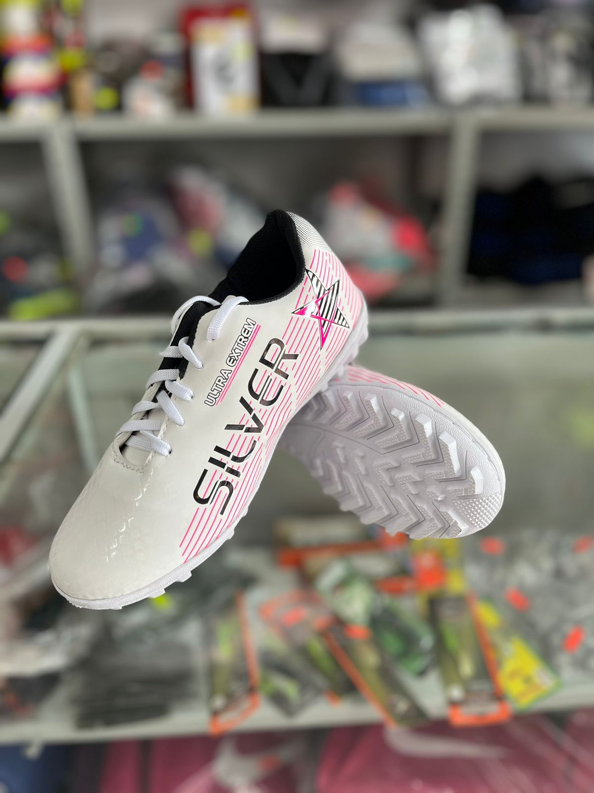 zapato de fútbol rápido Silver ⚽️ 