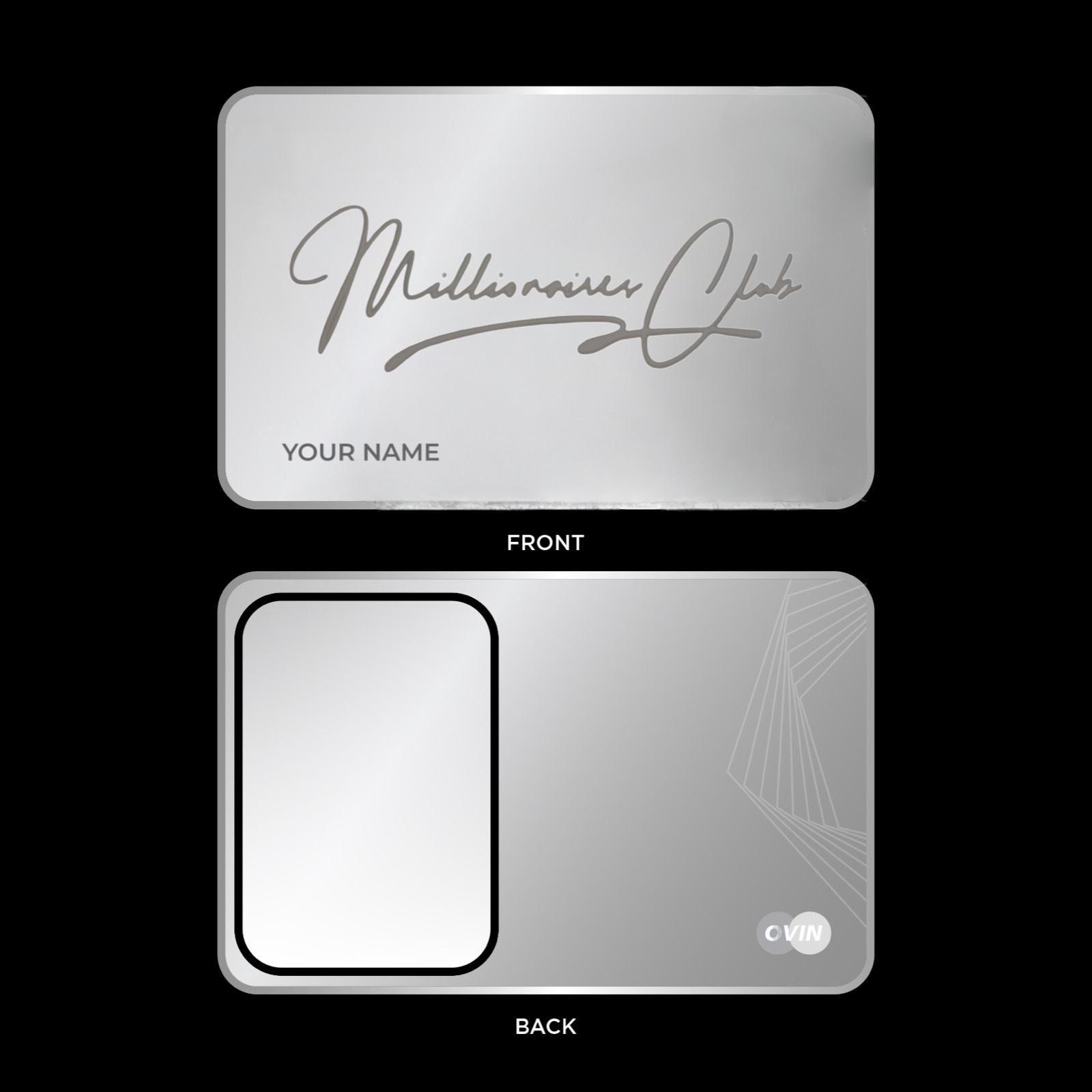 Millionaire Club NFC Metal Card