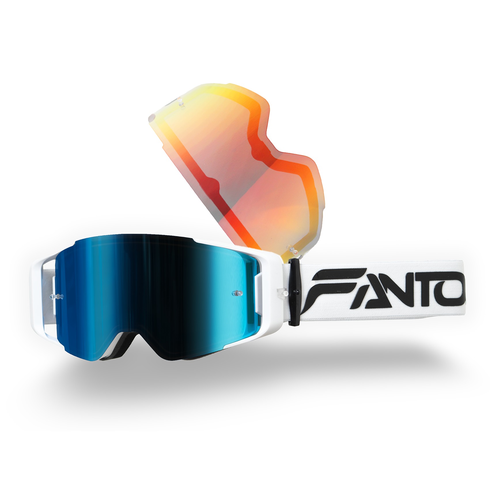 Custom pack Fantom Vetala White/Blue + Ecran rouge 