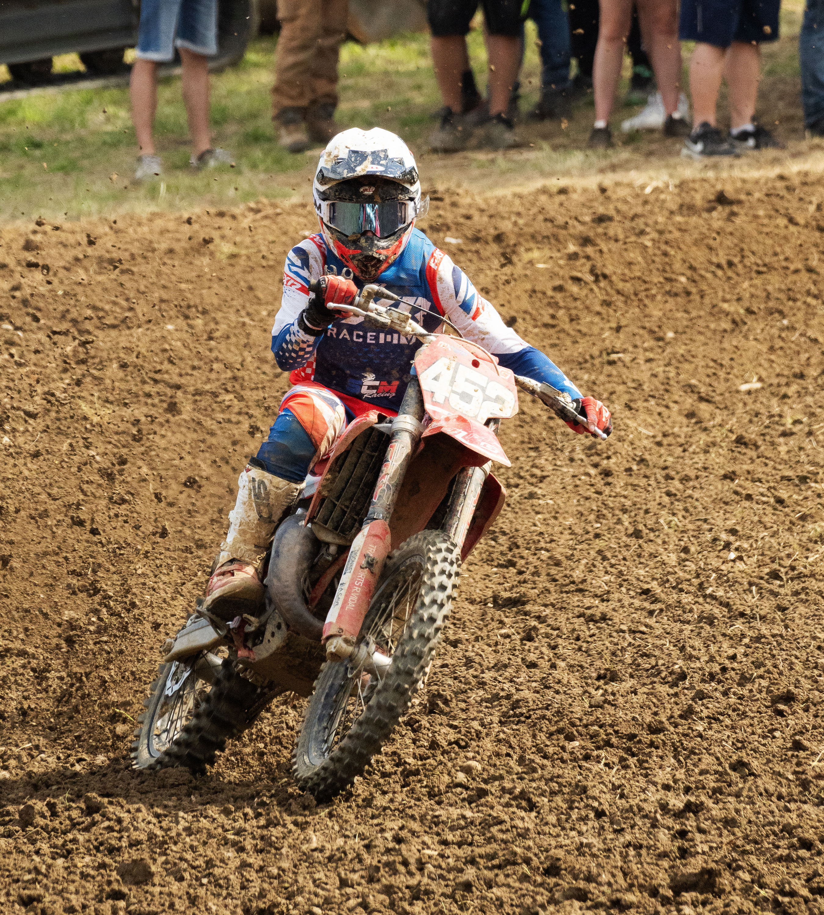 Masque Fantom VETALA magnétique White/Blue 