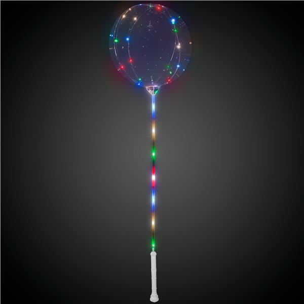 LED Lollipop Balloon Kit with White Handle 