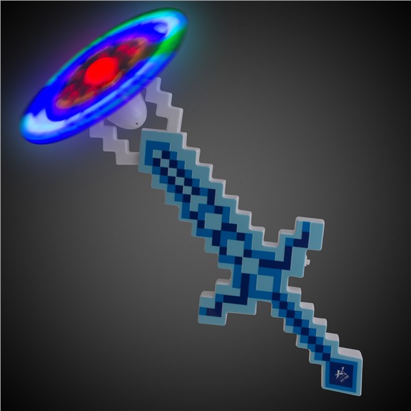 Blue LED Pixel Windmill Sword 