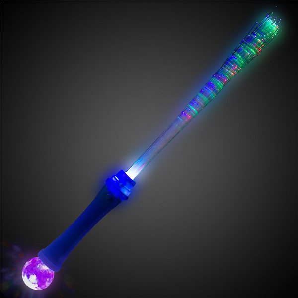 LED Strobing Fiber Optic Wand 