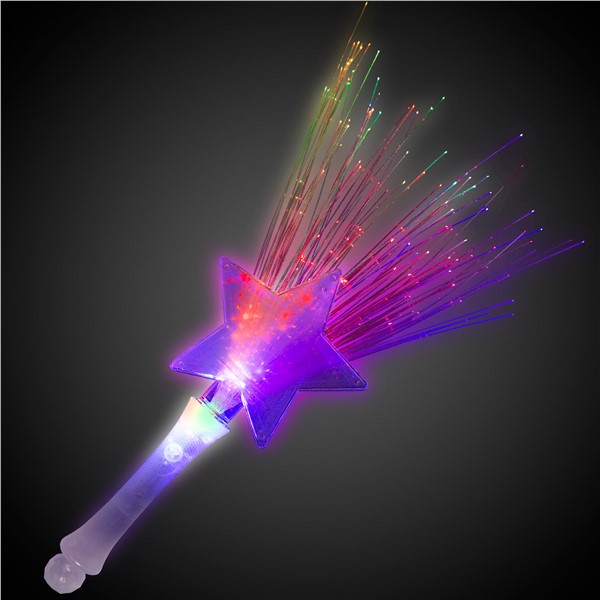 LED Fiber Optic Star Wand 
