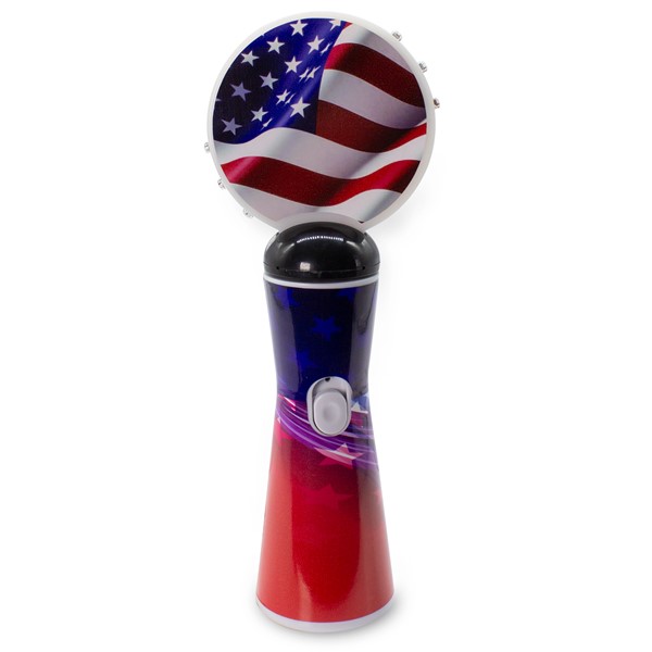 LED American Flag Coin Spinner Wand 