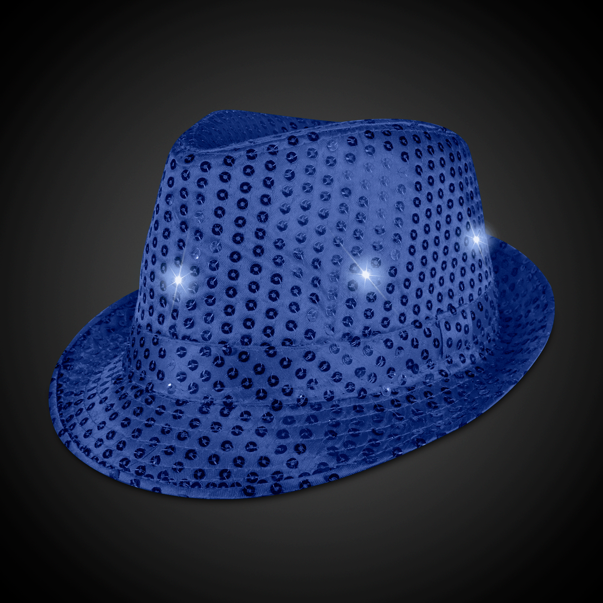 LED Sequin Fedora Hat 