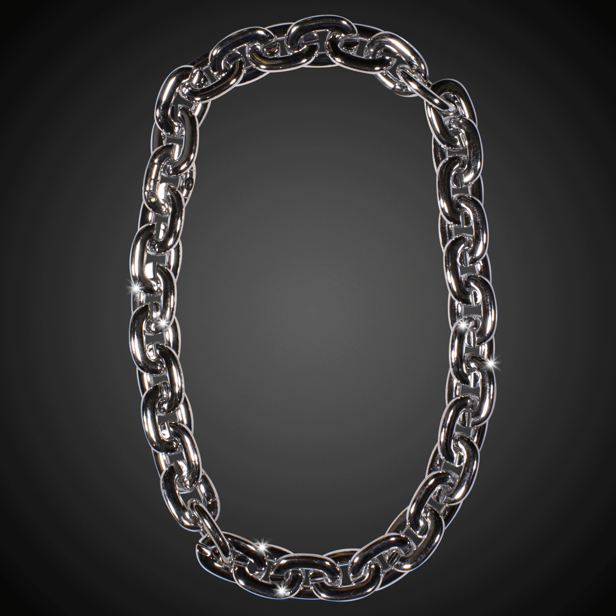 LED Chain Link Necklace 