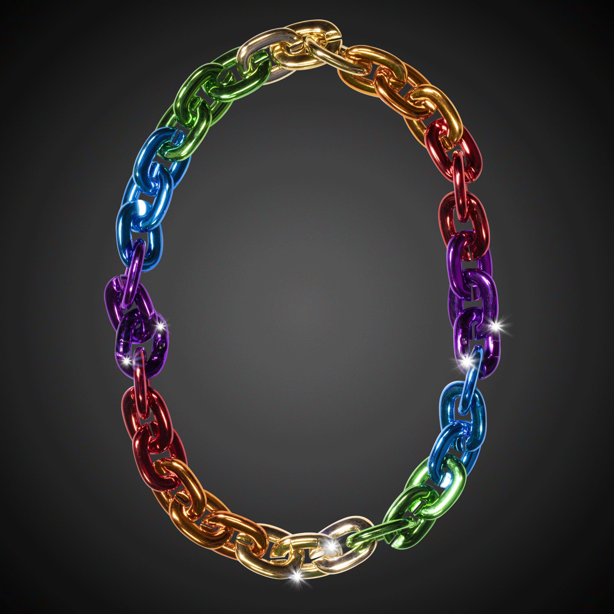LED Chain Link Necklace