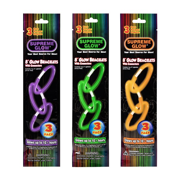 Halloween Glow Bracelets Retail Counter Display