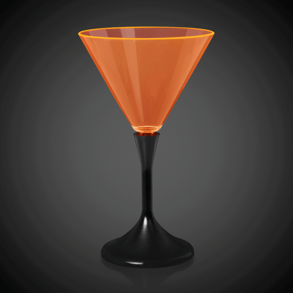 LED Neon 7 oz. Martini Glass