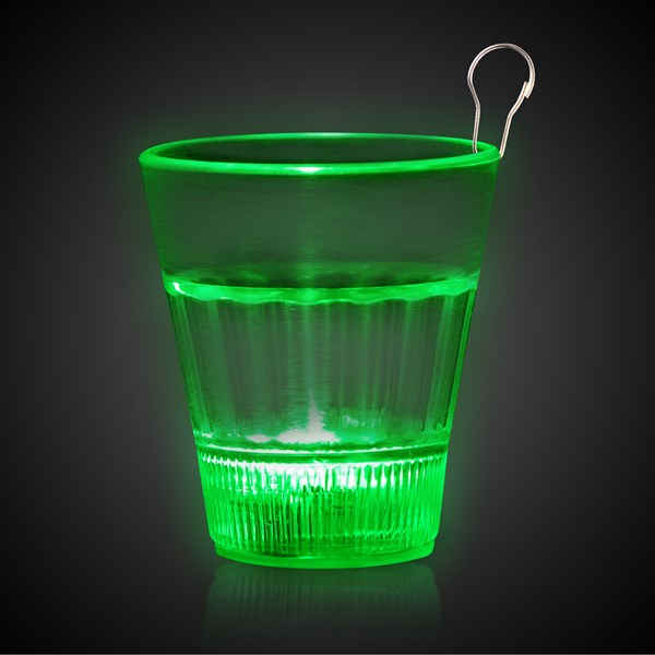 LED 2 oz. Shot Glass with Clip 