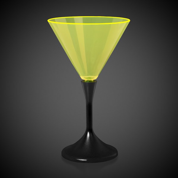 LED Neon 7 oz. Martini Glass 