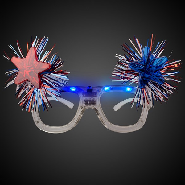 Patriotic LED Light-Up Glasses