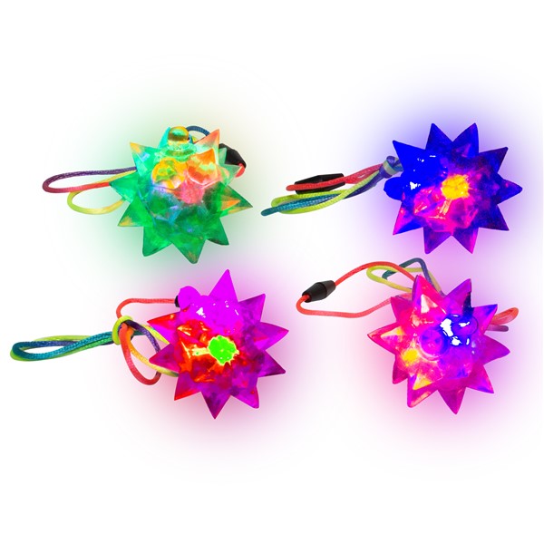 LED Crystal Star Necklaces