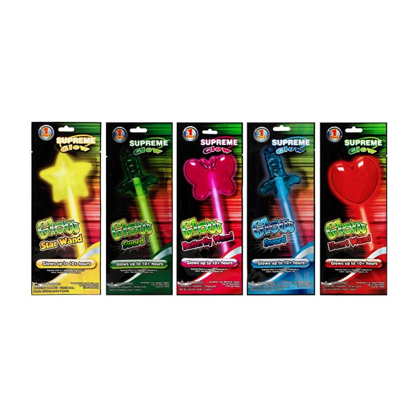 Glow Wands & Swords Retail Counter Display 