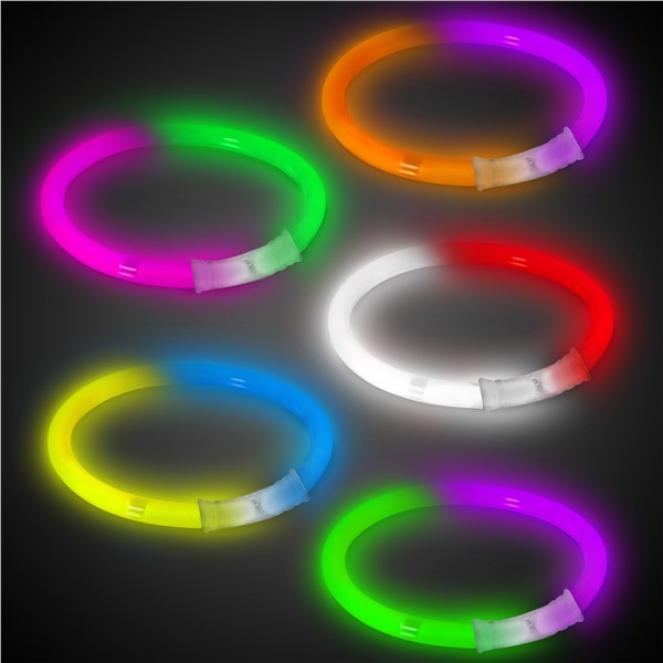 Bi-Color Glow Bracelets 