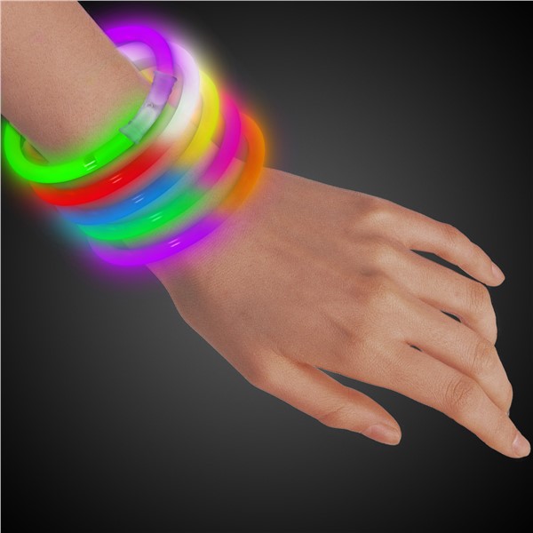 Bi-Color Glow Bracelets 