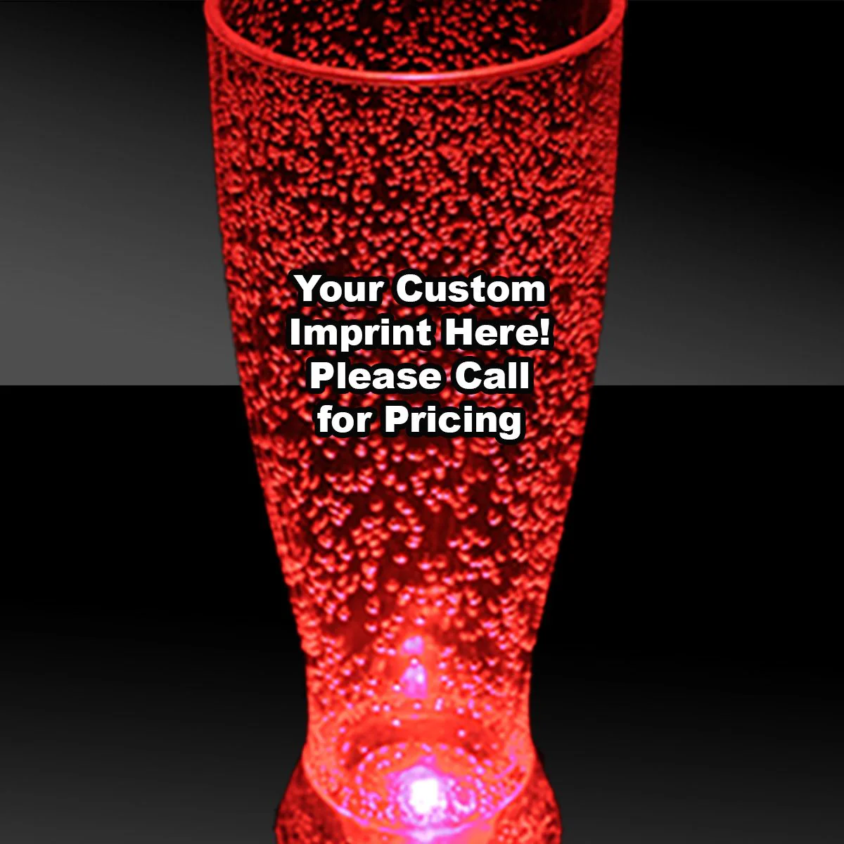 LED Bubble 24 oz. Pilsner Glass 