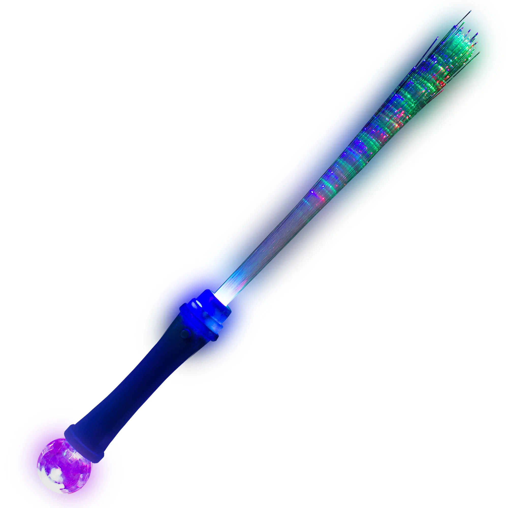 LED Strobing Fiber Optic Wand 