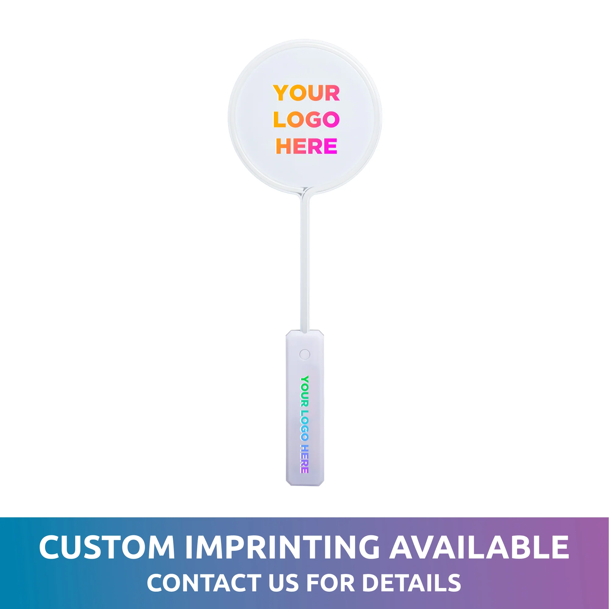 LED White Circle Wand 