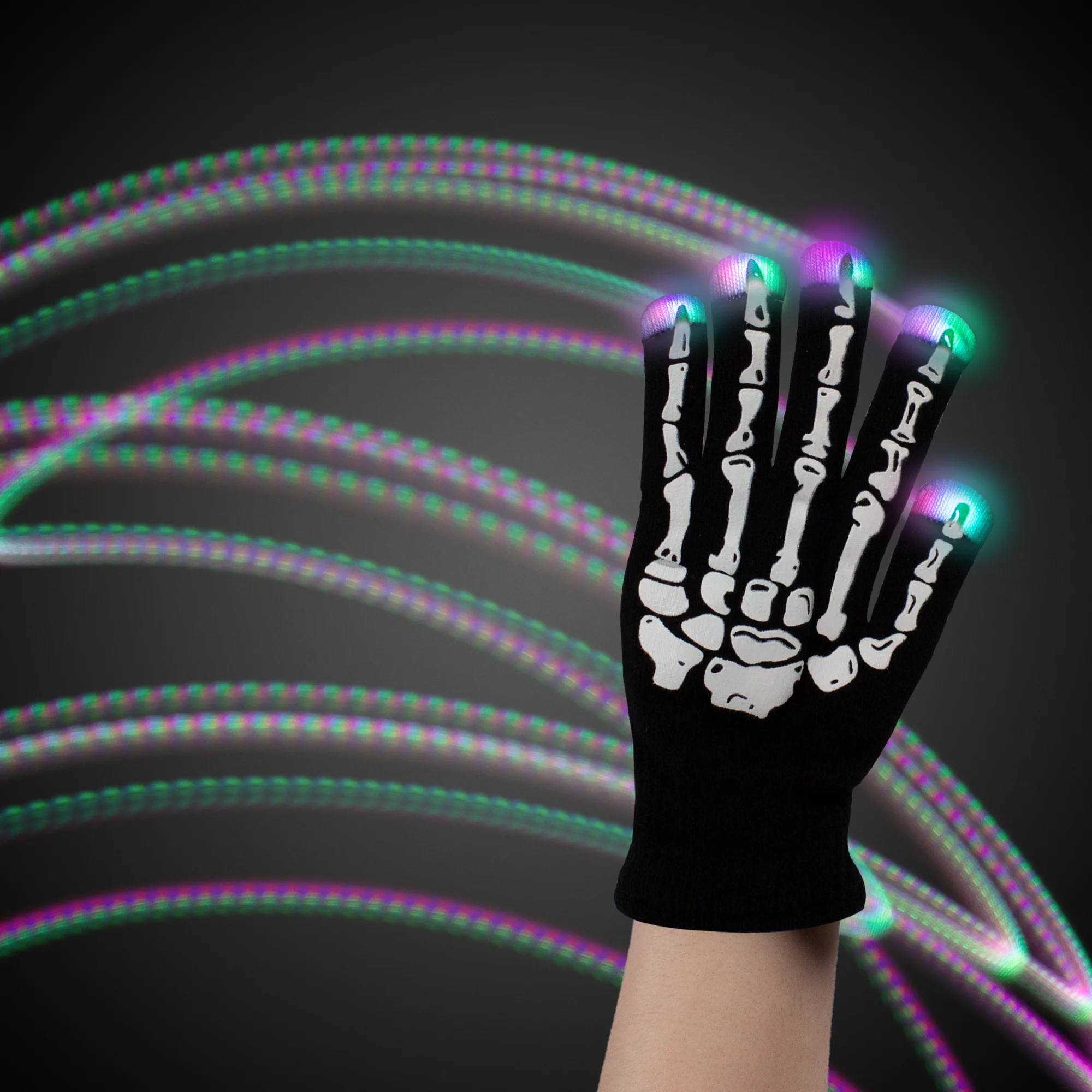 LED Skeleton Gloves 