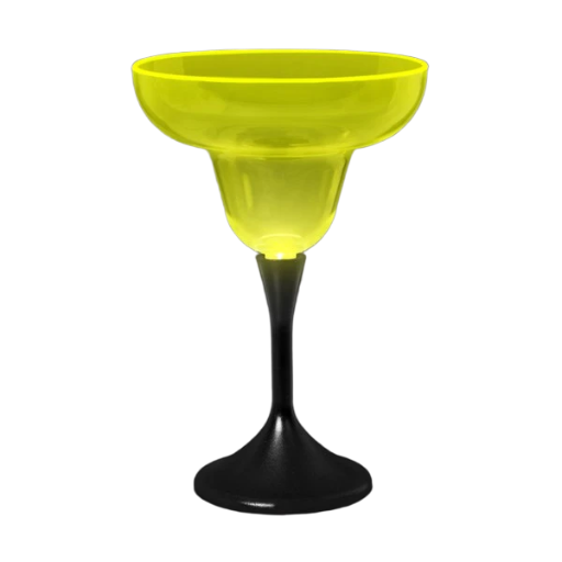 Neon LED 10 oz. Margarita Glass