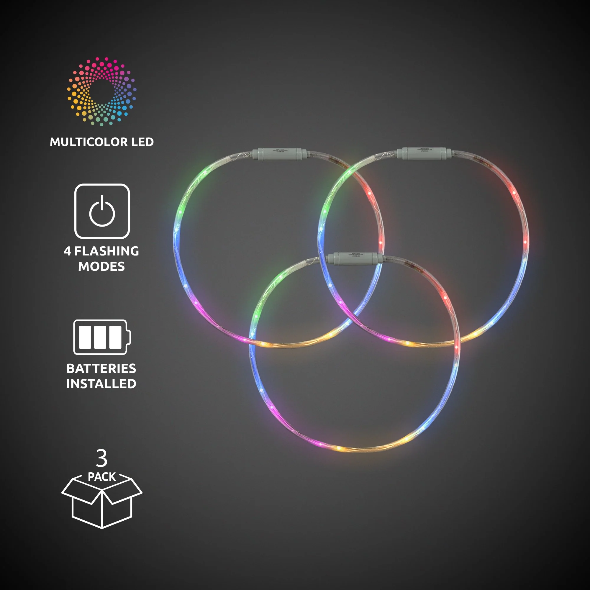 LED Flashing Target Hoop 