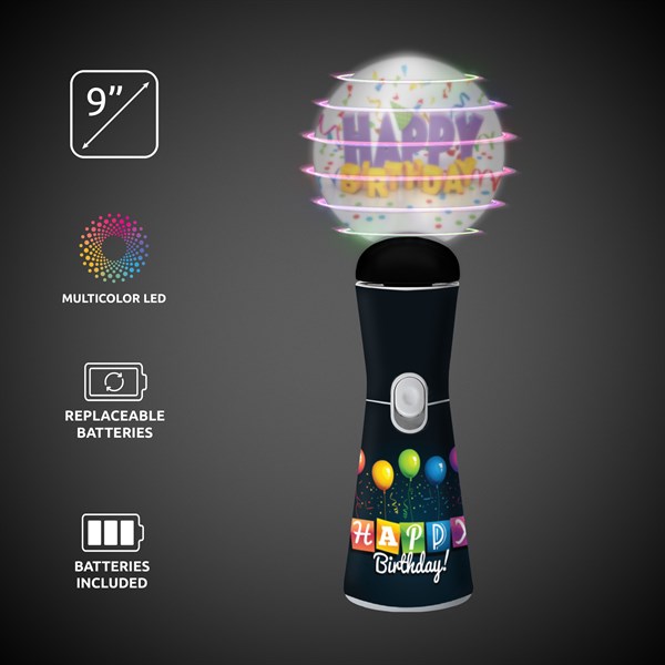 LED Birthday Coin Spinner Wand 