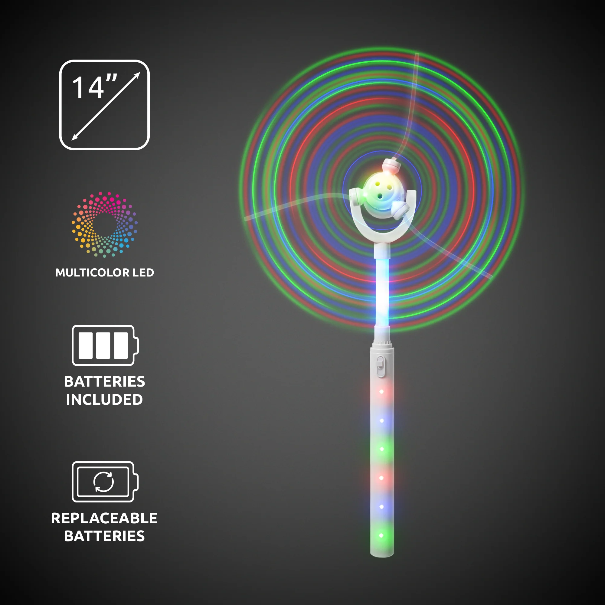 LED DIY Windmill Wand