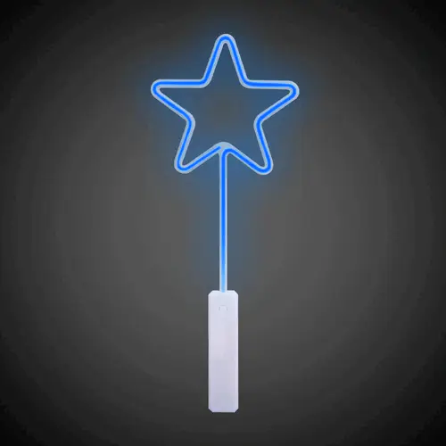 LED Blue Star Wand 