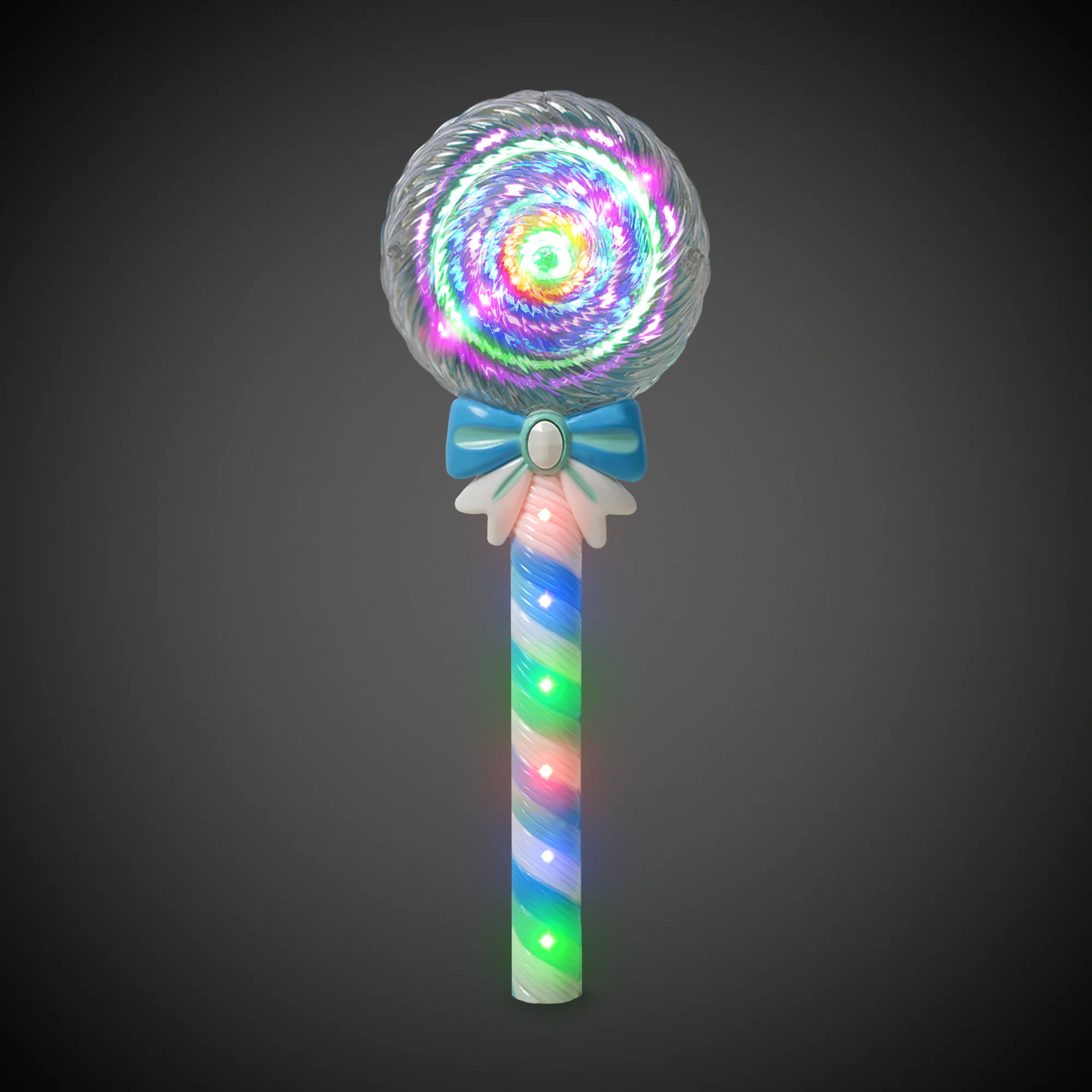 LED Blue Lollipop Wand