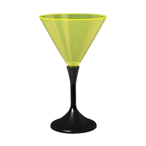 LED Neon 7 oz. Martini Glass 