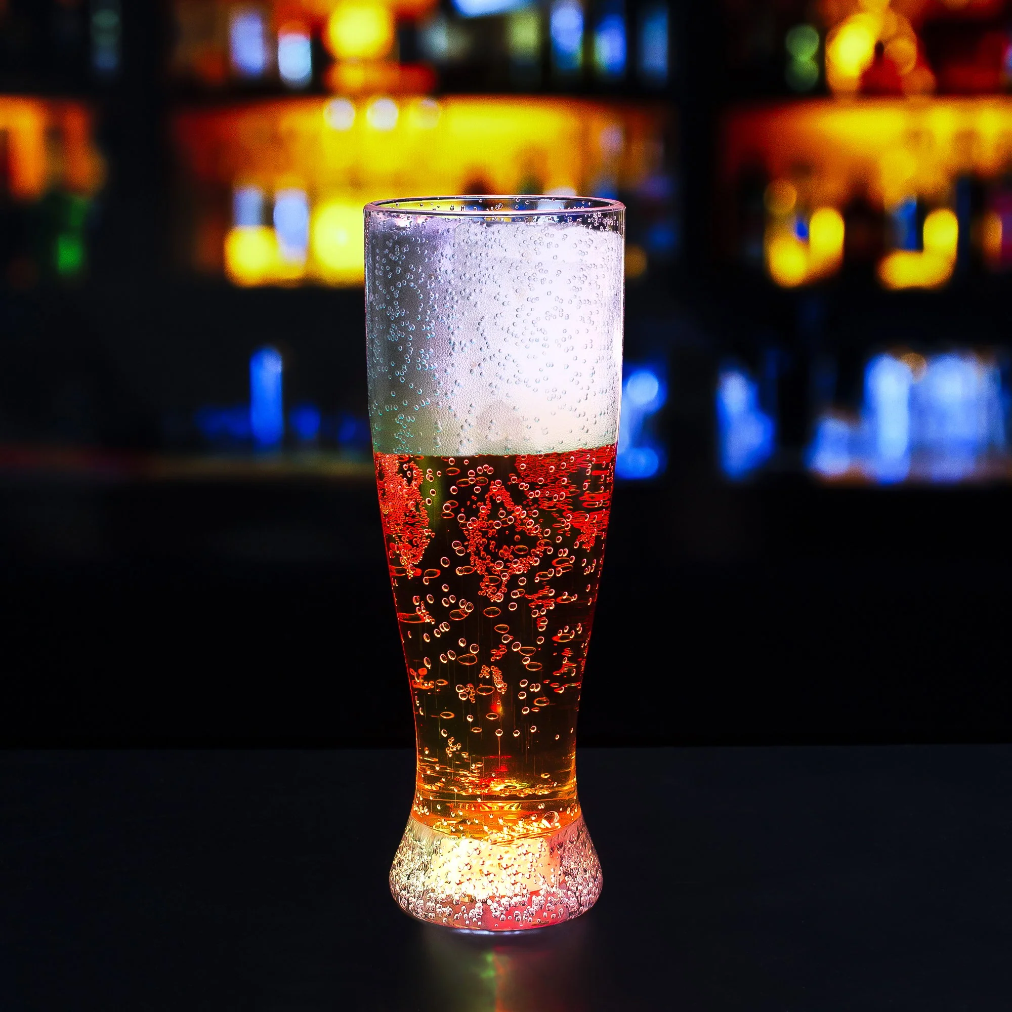 LED Bubble 24 oz. Pilsner Glass 