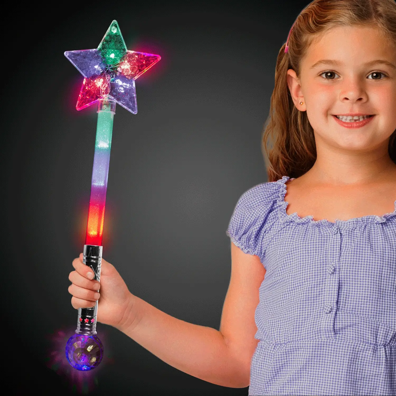 LED Prism Star Wand 