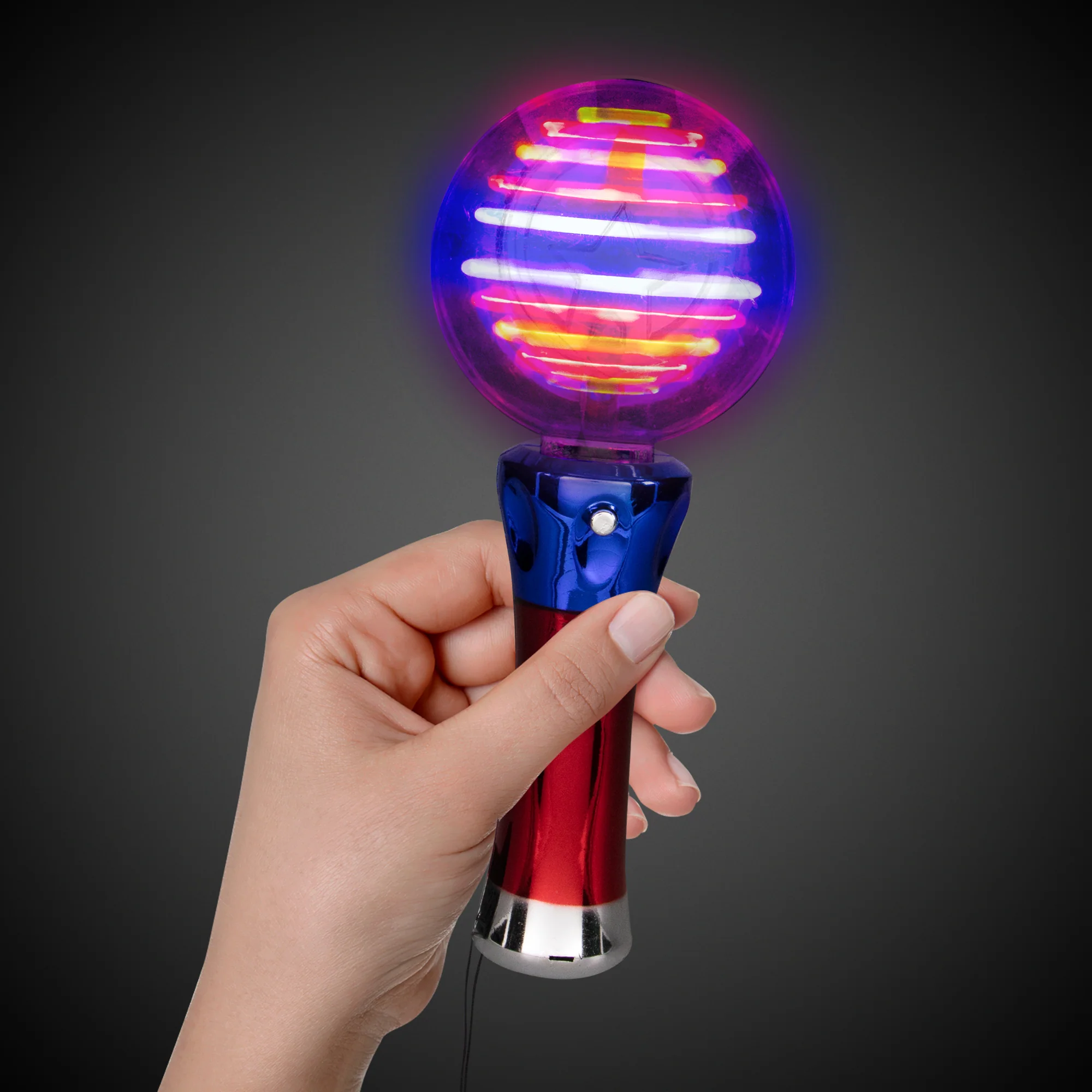 LED Spinner Ball Wand 