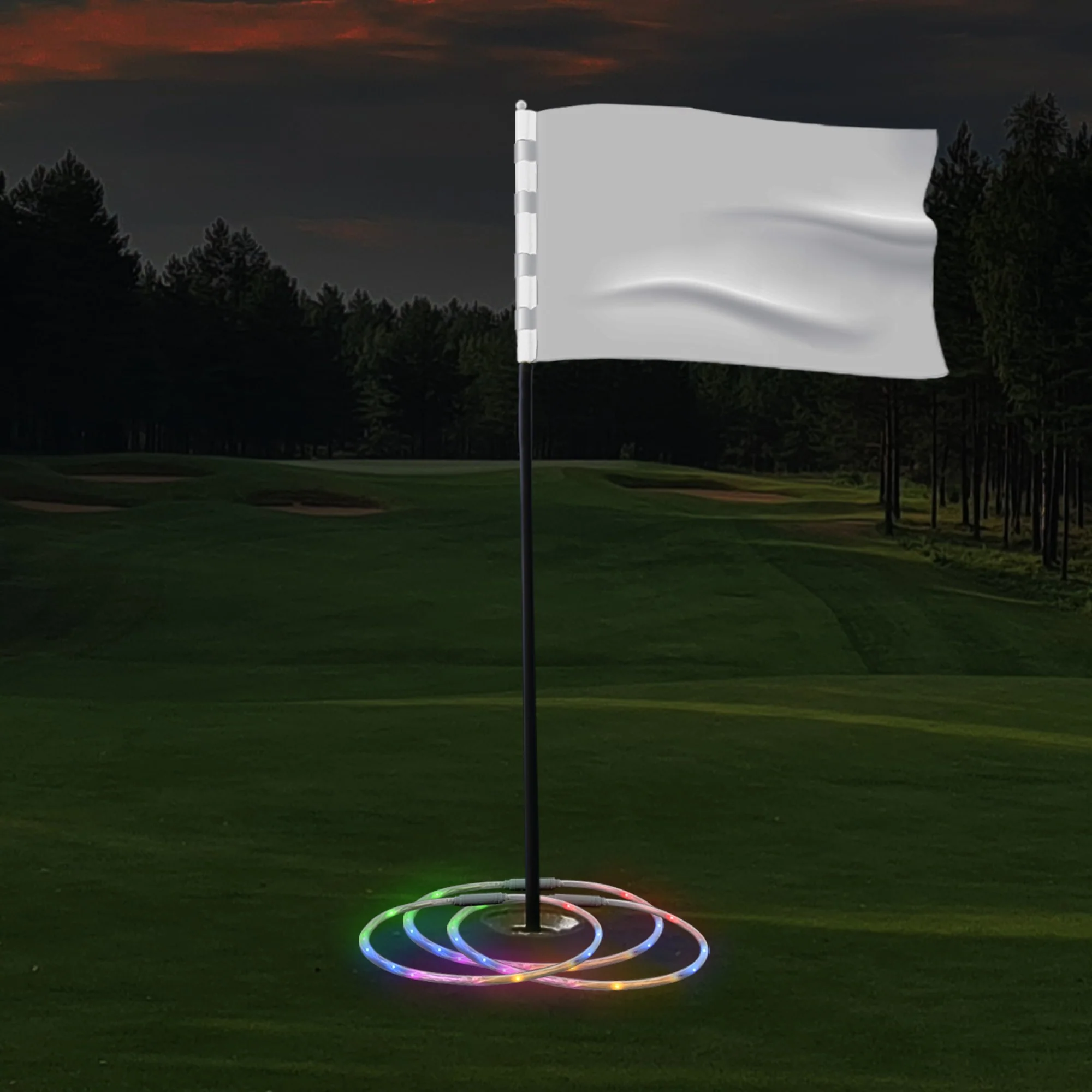 LED Flashing Target Hoop 