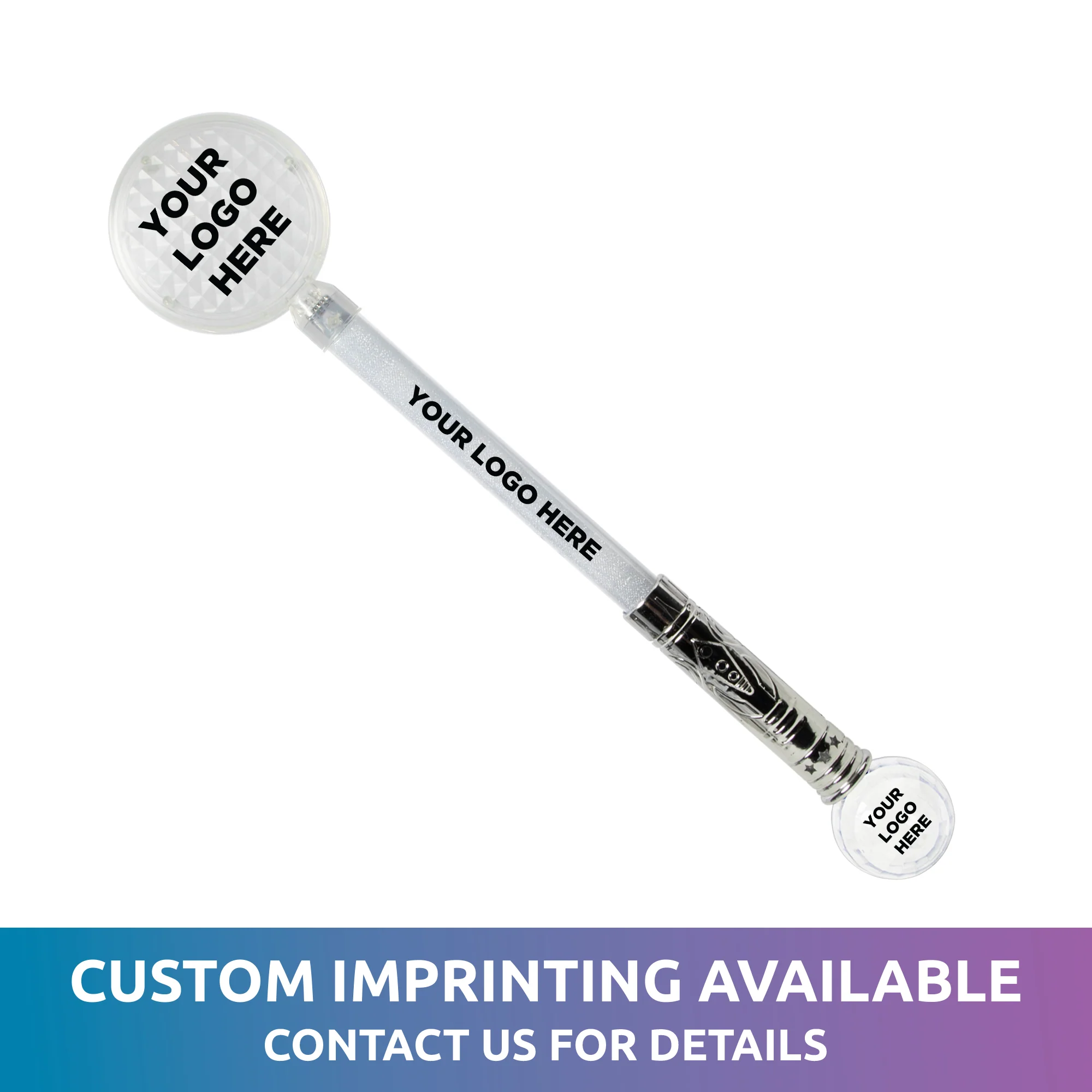 LED Jumbo Circle Prism Wand 