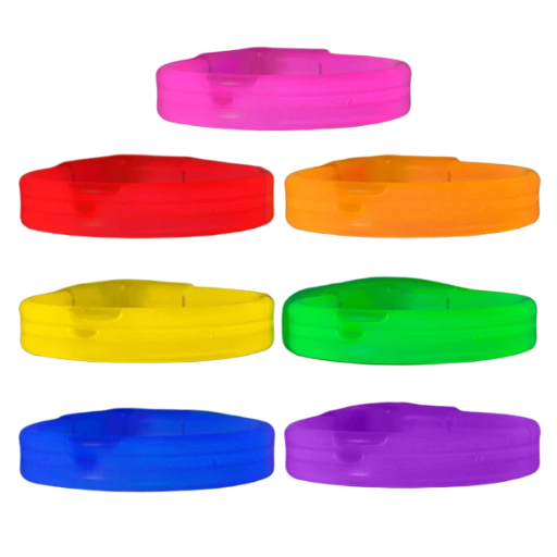 Triple Wide 9" Glow Bracelets 